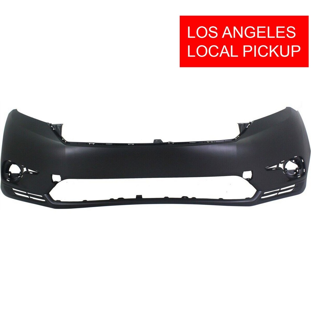 Front Bumper Cover For 2011-2013 Toyota Highlander Primed TO1000374