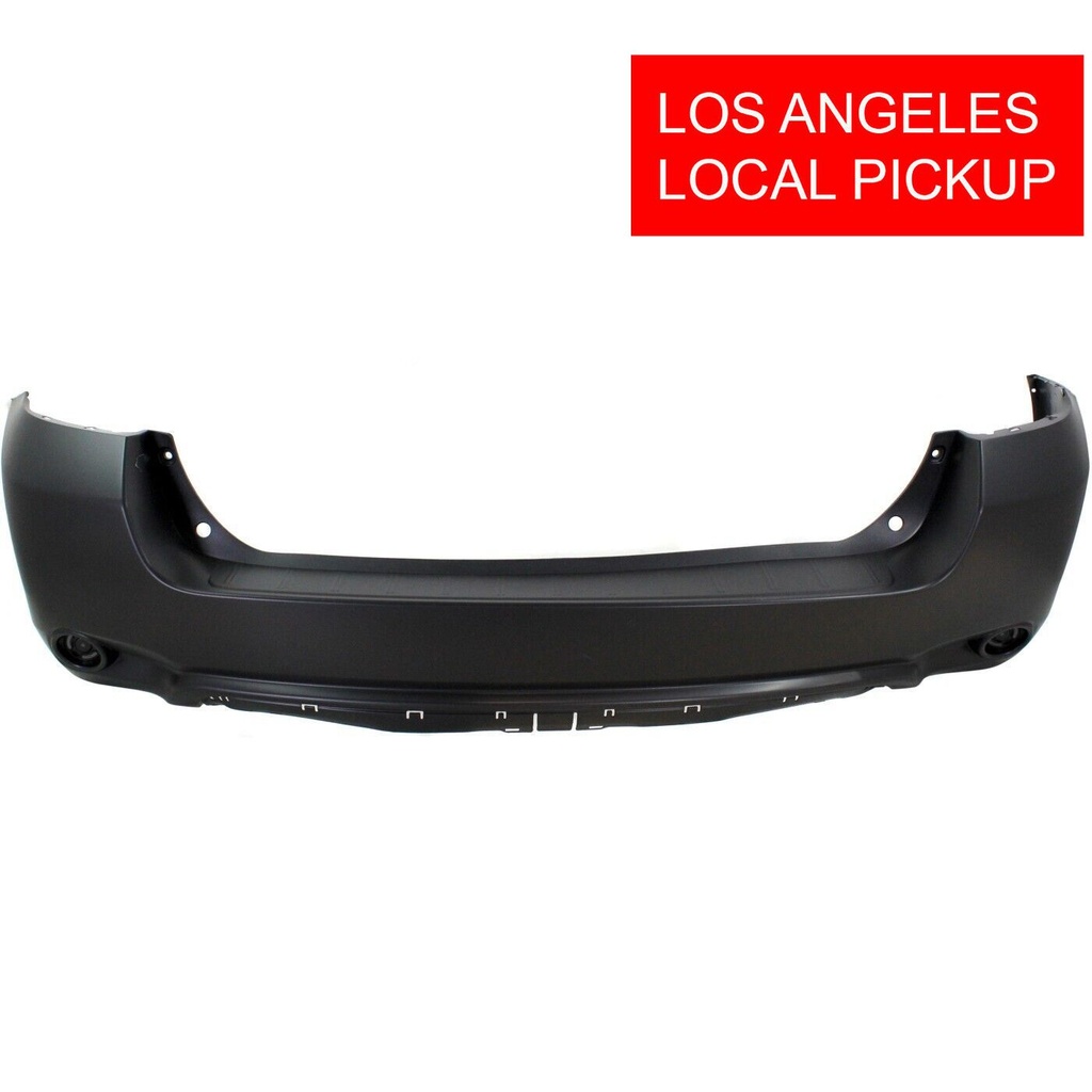 Rear Upper Bumper Cover For 2008-2010 Toyota Highlander Primed TO1100260