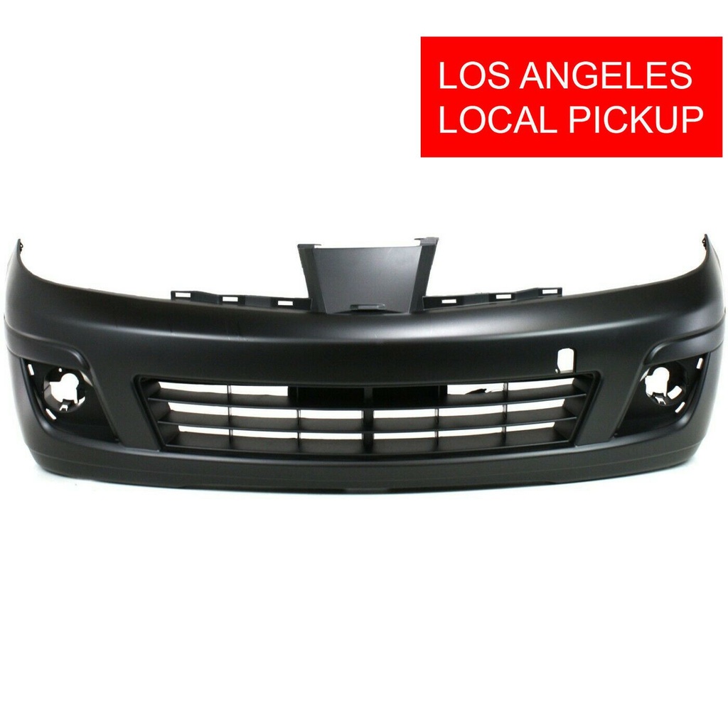 PrimedFront Bumper Cover Fascia Replacement for 2007-2012 Nissan Versa