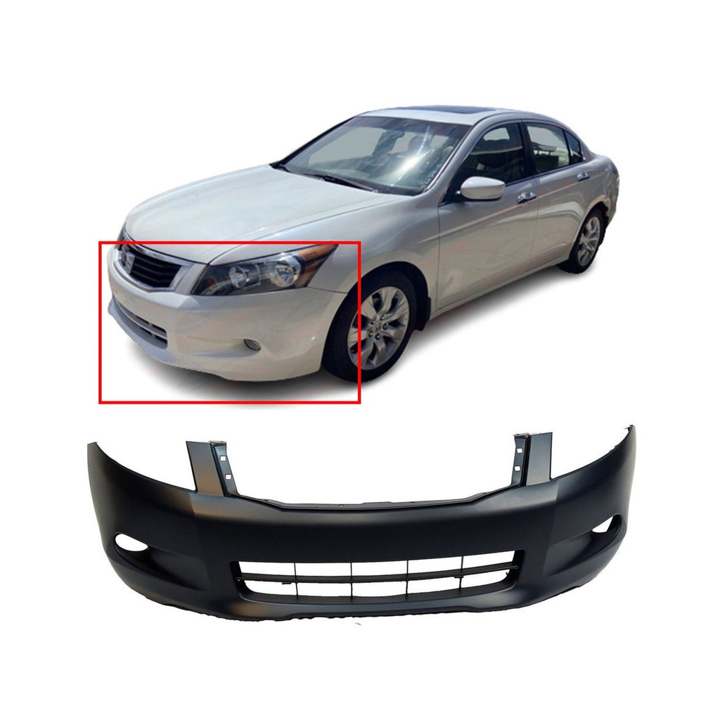 PrimedFront Bumper Cover Fascia for 2008 2009 2010 Honda Accord V6 08-10