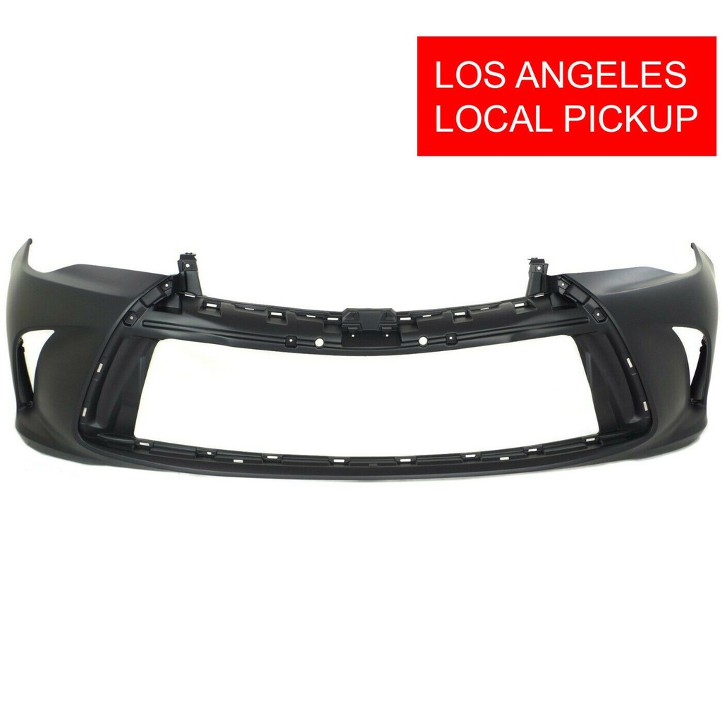 Primed Front Bumper Cover Fascia for 2015 2016 2017 Toyota Camry 15 16 17