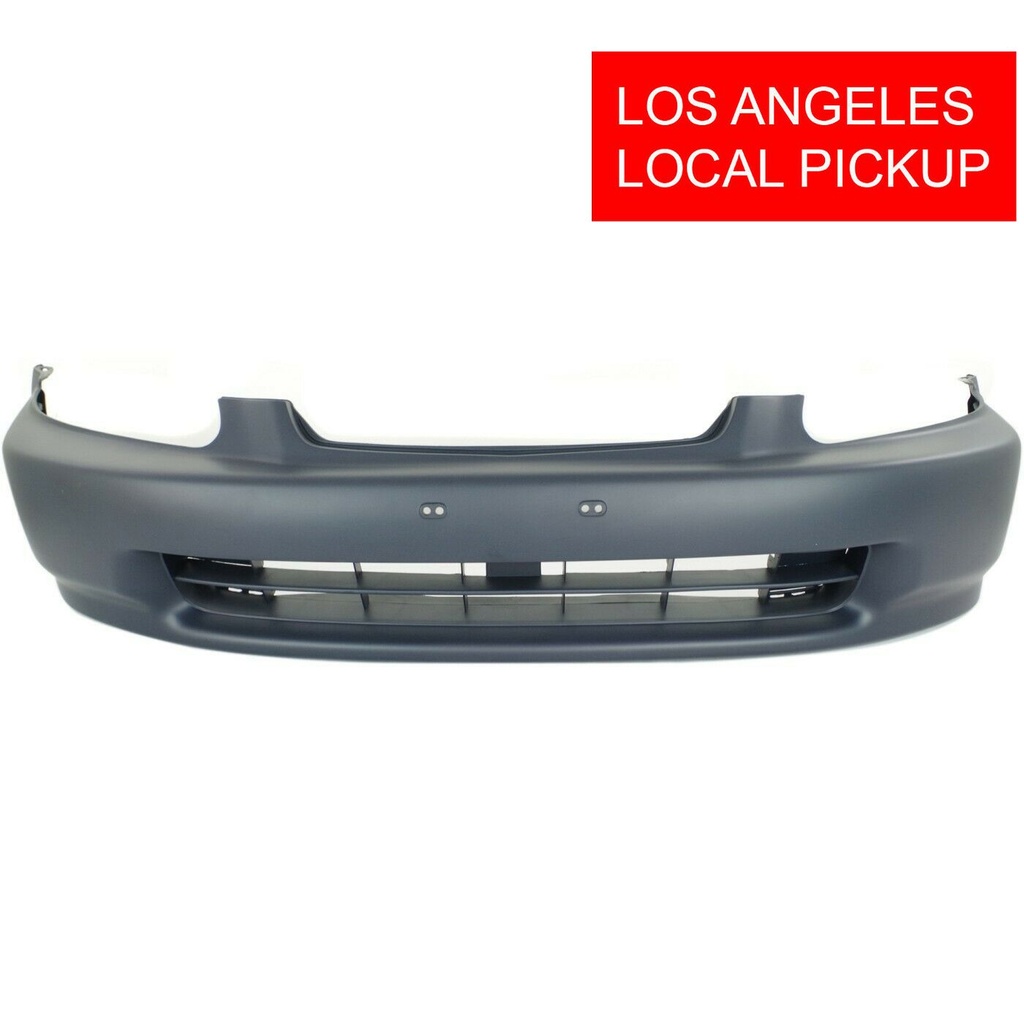 Primed Front Bumper Cover For 1996-1998 Honda Civic Coupe Hatchback