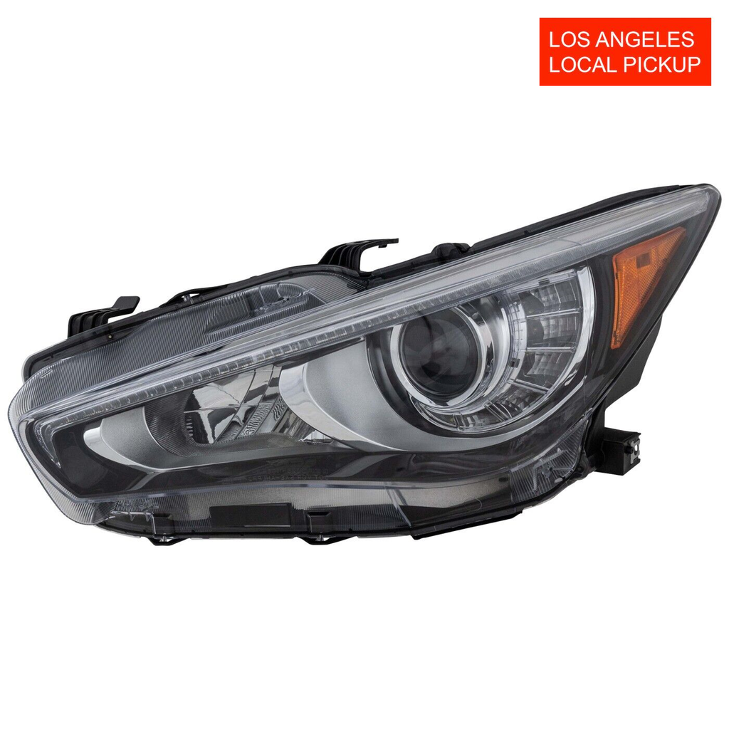 Left Driver Side HeadLight for INFINITI Q50 2014-2017 IN2502157 260604HB0B