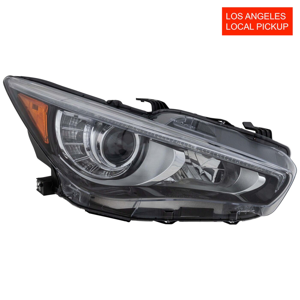 Right Passenger Side HeadLight for INFINITI Q50 2014-2017 IN2503157 260104HB0B