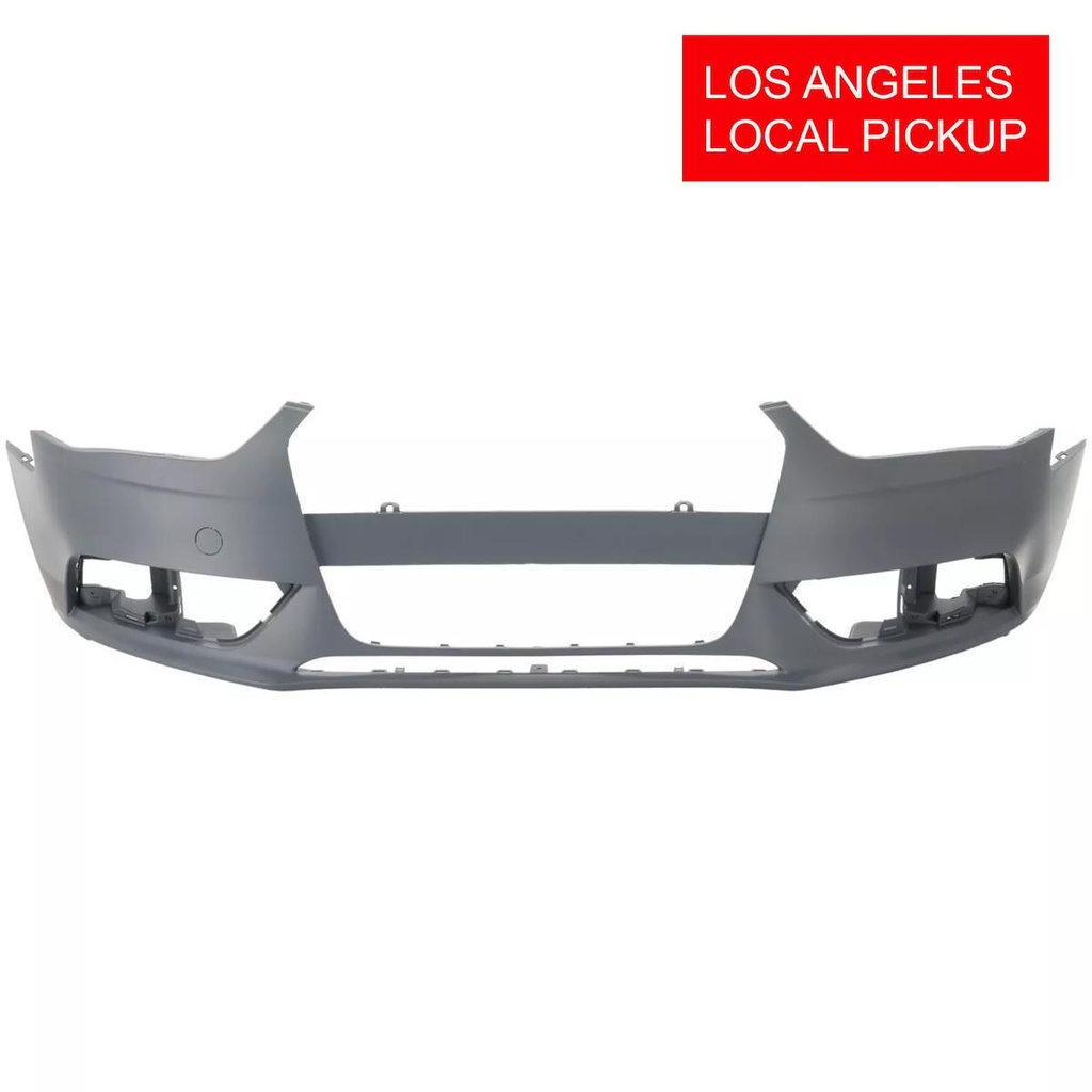 Front Bumper Cover for Audi A4 2013-2016 W/Fog Holes Quattro AU1000190