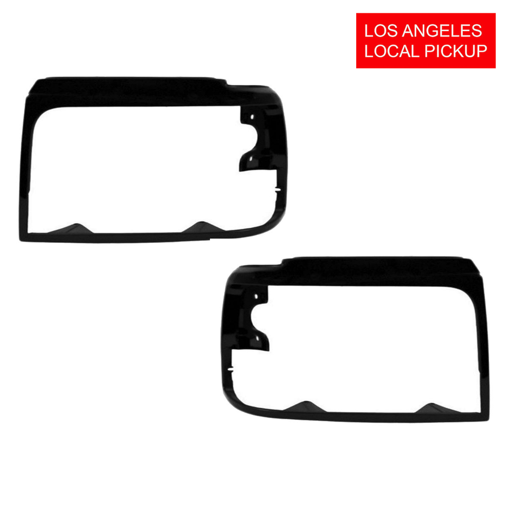 Set of 2 Headlamp Bezels for Ford Bronco F150 F250 F350 F450 1992-1998