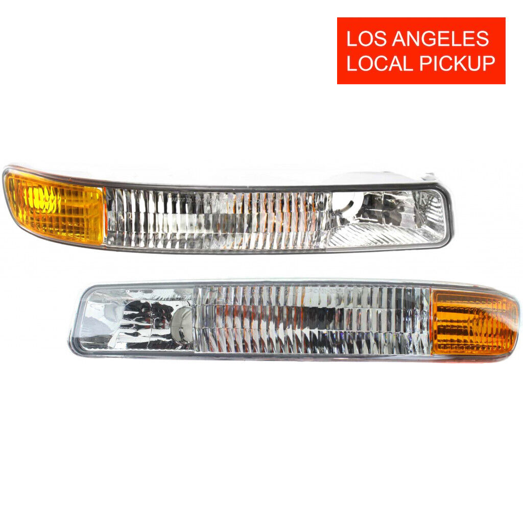 Set of 2 Park Signal Lamps for GMC Sierra 1500 2500 3500 Yukon 1999-2007