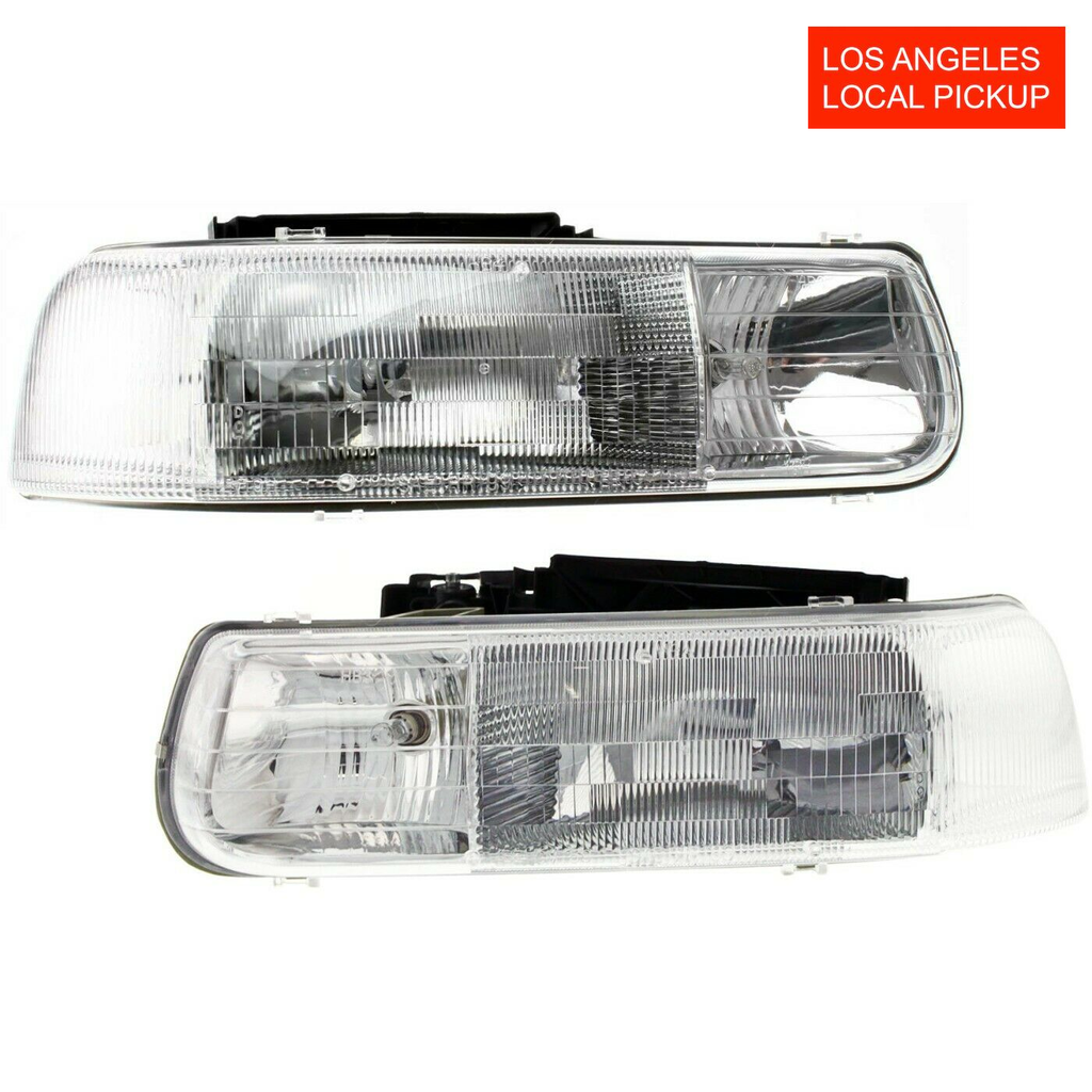 Set of 2 HeadLights for Chevrolet Silverado Suburban Tahoe 1999-2006
