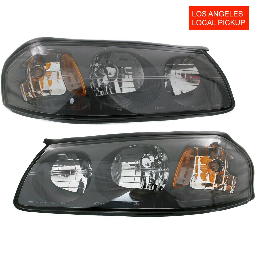 Set of 2 HeadLights for Chevrolet Impala 2000-2005 GM2502201 GM2503201