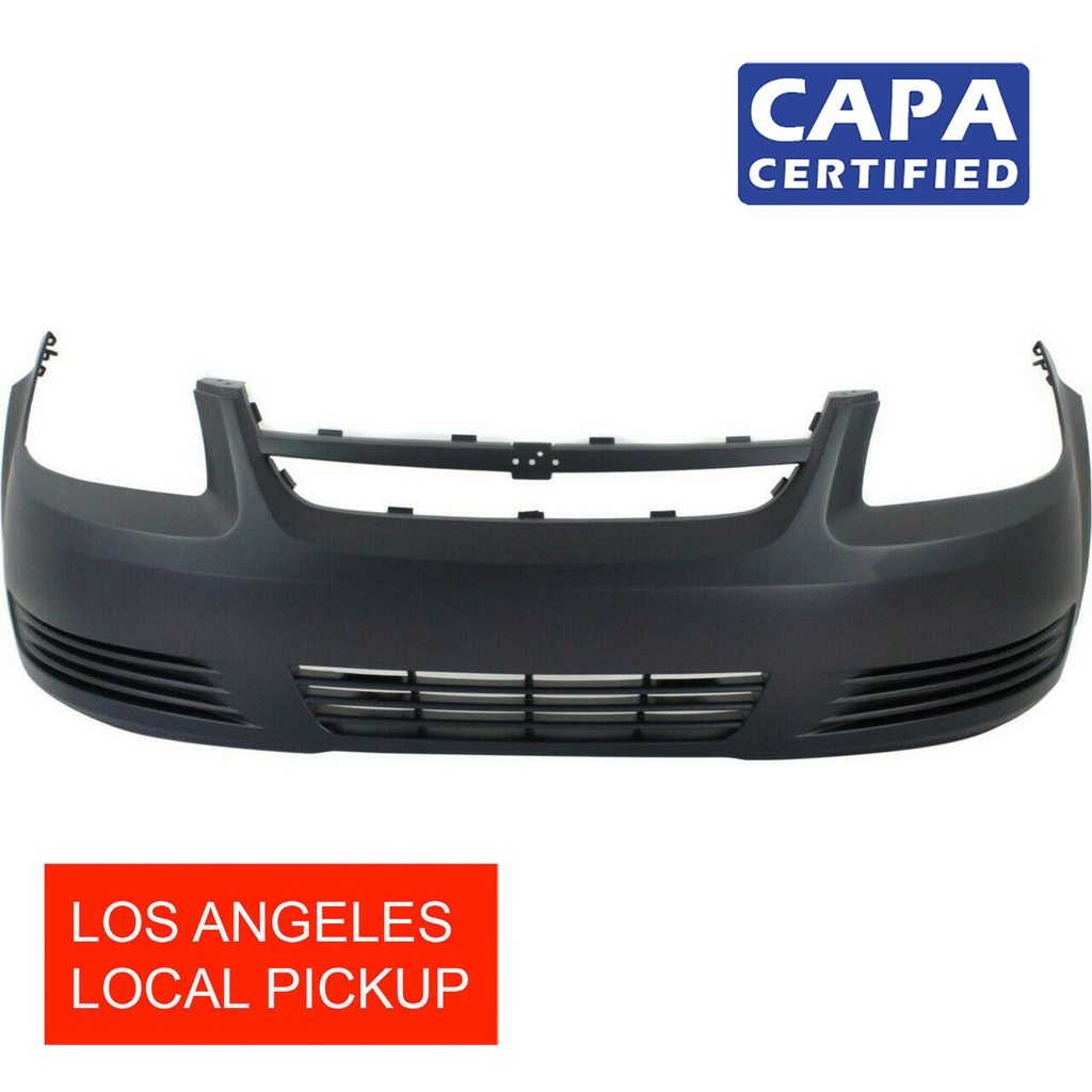 Primed Front Bumper Cover for 2005-2010 Chevy Chevrolet Cobalt Base LS LT CAPA