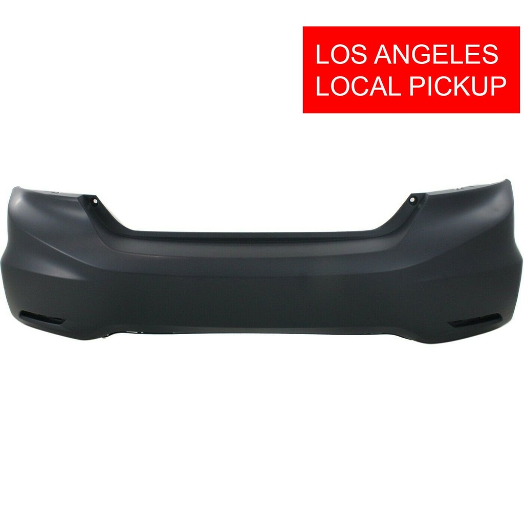 Primed Rear Bumper Cover for 2013 2014 2015 Honda Civic Sedan / Hybrid 13-15