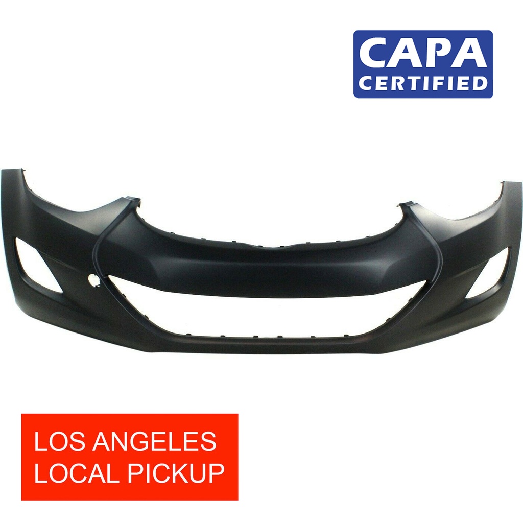 Primed Front Bumper Cover For 2012-2013 Hyundai Elantra GLS GL L Limited CAPA