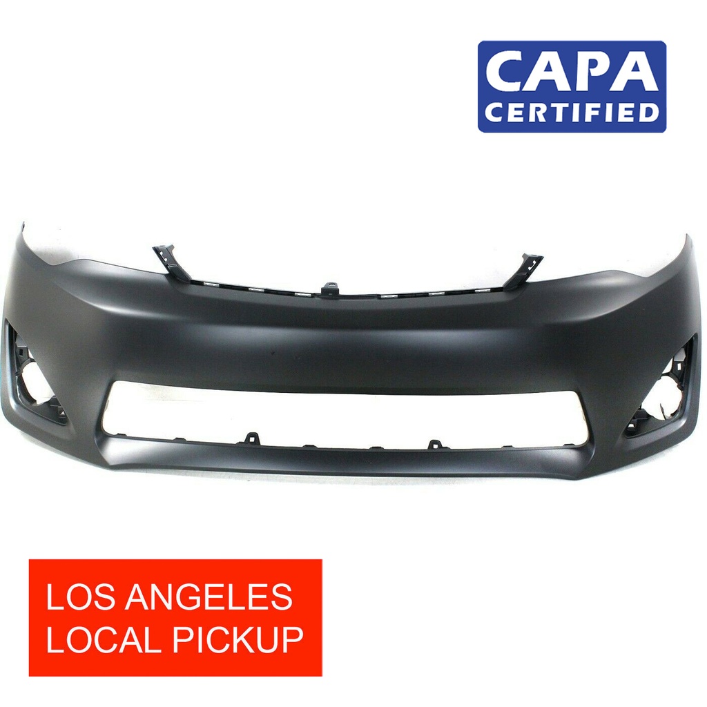 Primed Front Bumper Cover for 2012-2014 Toyota Camry XLE L E 5211906974 CAPA