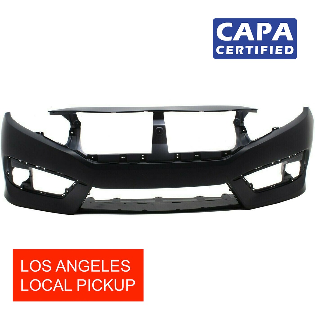 Primed Front Bumper Cover for 2016-2018 Honda Civic  04711TBAA00ZZ CAPA