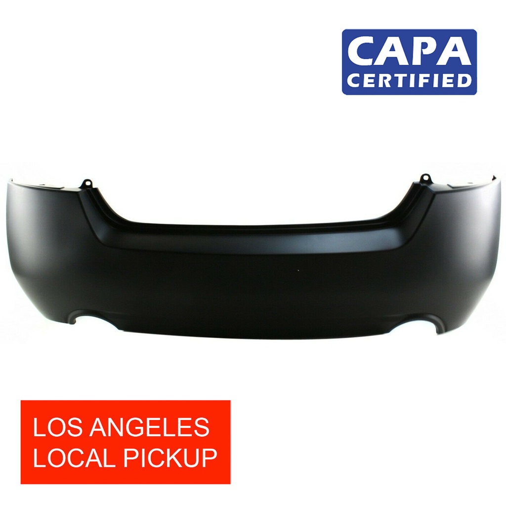 Primed Rear Bumper Cover for 2007-2012 Nissan Altima Sedan Hybrid SL SR S CAPA
