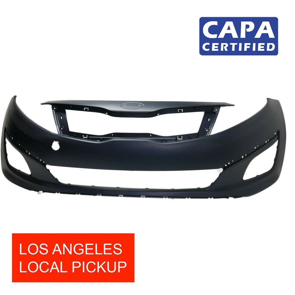 Primed Front Bumper Cover for 2014 2015 Kia Optima EX LX SXL SX Limited CAPA