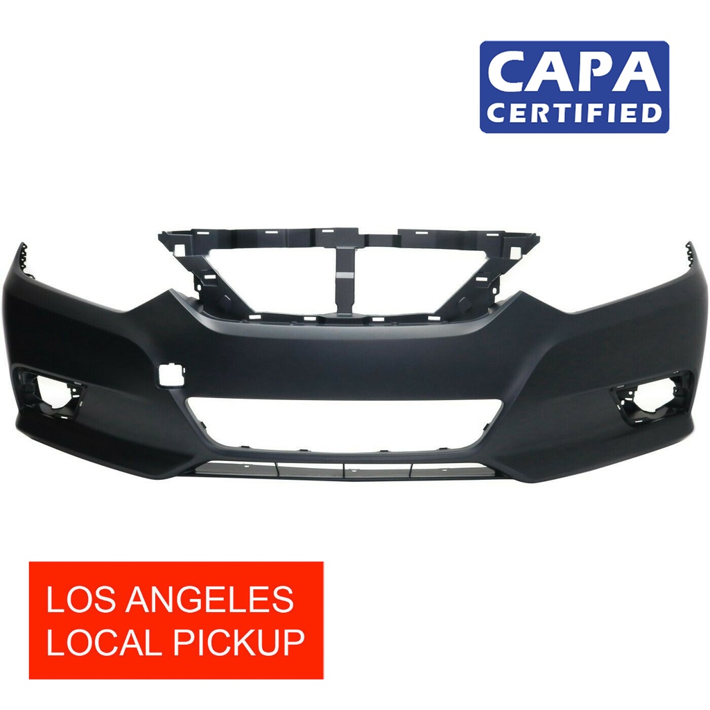 Primed Front Bumper Cover for 2016-2018 Nissan Altima 620229HS0H NI1000311 CAPA