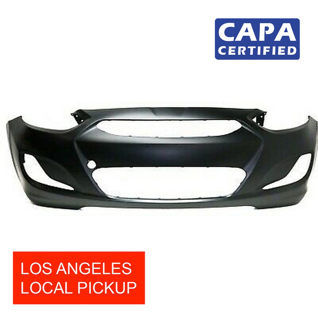 Primed Front Bumper Cover for 2014-2017 Hyundai Accent Sedan Hatchback CAPA