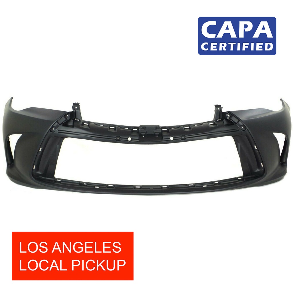 Primed Front Bumper Cover  for 2015 2016 2017 Toyota Camry 15 16 17 CAPA