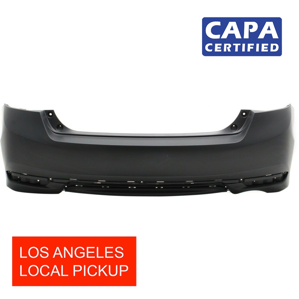 Rear Bumper Cover for 2016 2017 Honda Accord 2.4L Sedan 16 17 EX LX EX-L CAPA