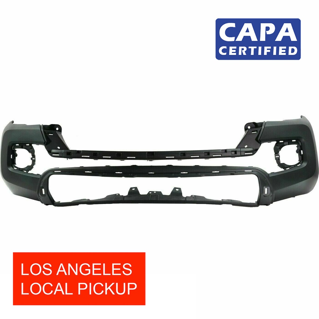Front Bumper Cover for 2016-2020 Toyota Tacoma w/Fog Light Holes TO1000414 CAPA