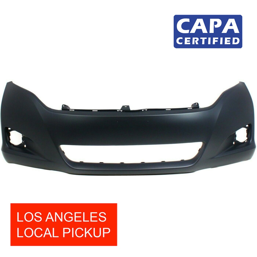 Front Bumper Cover for 2009-2016 Toyota Venza w Fog Light holes 521190T900 CAPA