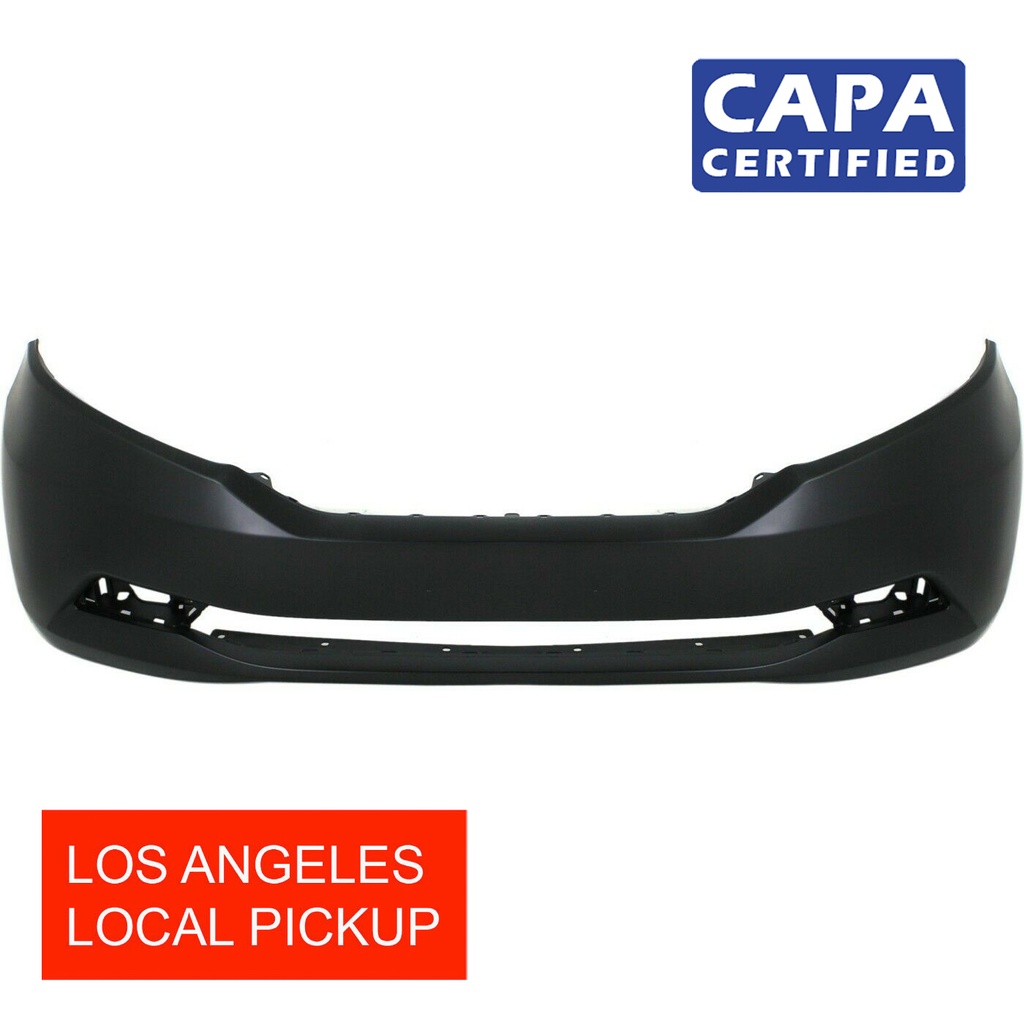 Primed Front Bumper Cover for 2011-2013 Honda Odyssey Van EX LX EXL EX-L CAPA