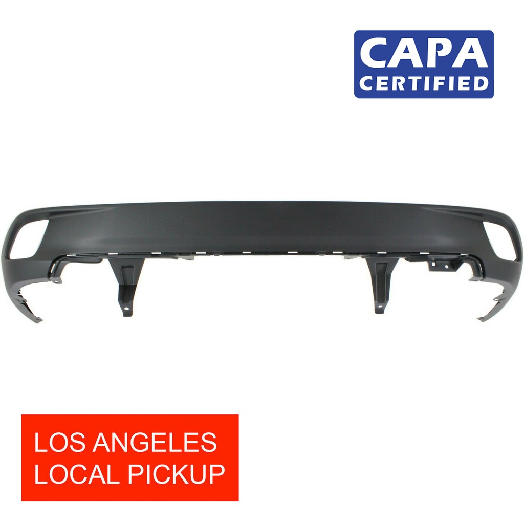 Primed Rear Lower Bumper Cover for 2014-2019 Toyota Highlander LE SE XLE CAPA