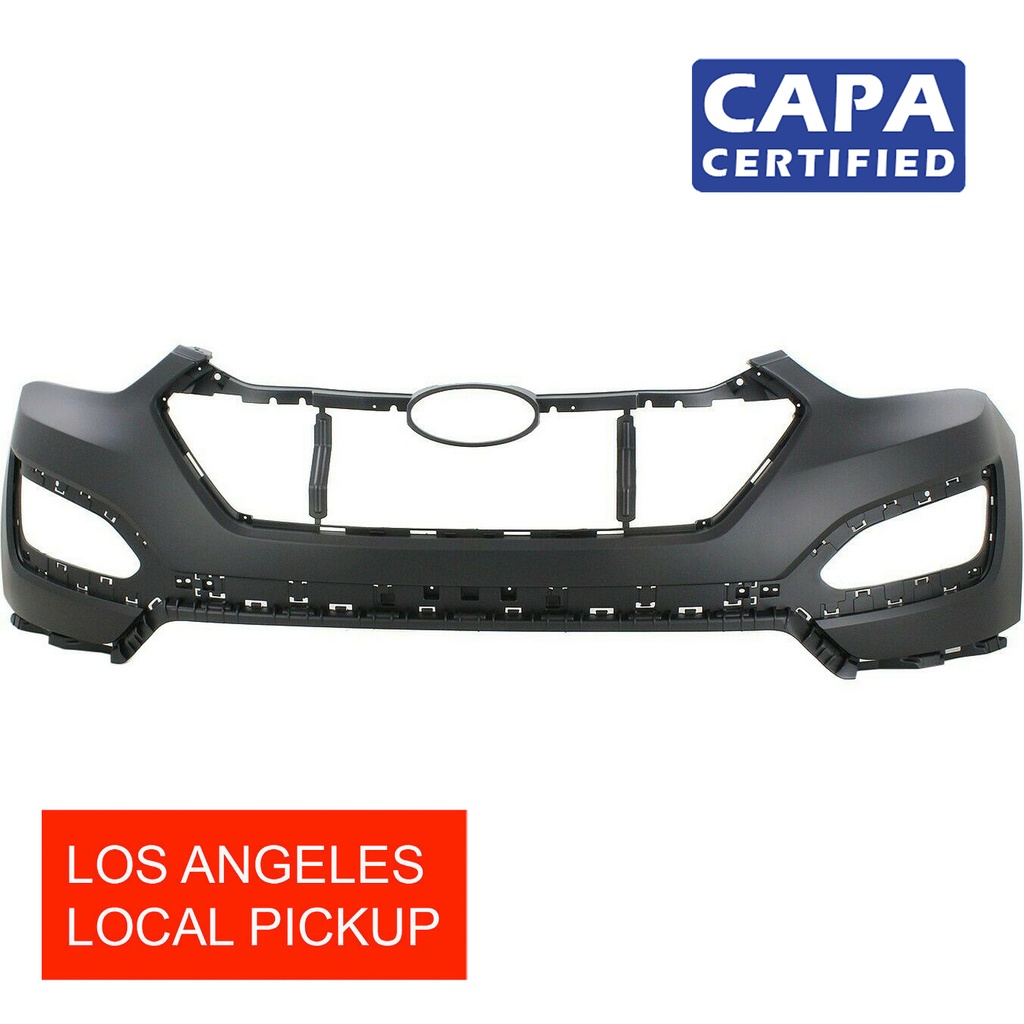 Primed Front Upper Bumper Cover for 2013-2016 Hyundai Santa Fe Base SE CAPA
