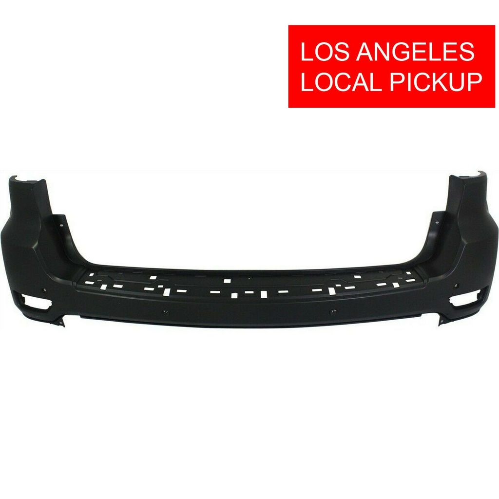 Rear Bumper Cover for 2011-2015 Jeep Grand Cherokee 11-15 W/ Park Sensors Primed