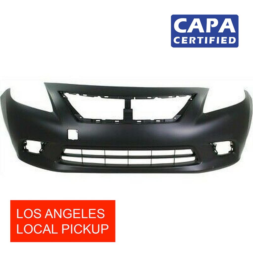 Primed Front Bumper Cover Fascia for 2012-2014 Nissan Versa NI1000284C CAPA