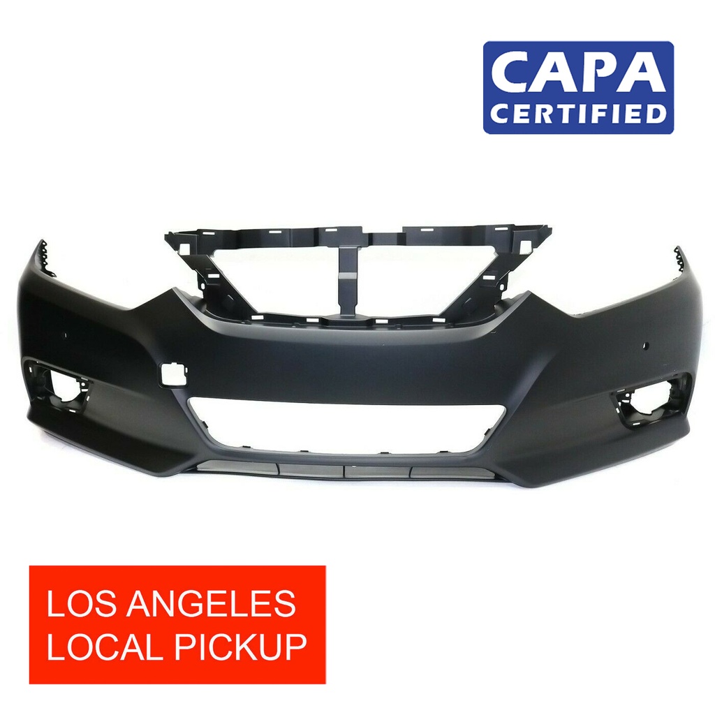 Front Bumper Cover for 2016-2018 Nissan Altima W/Park Ast NI1000312C CAPA