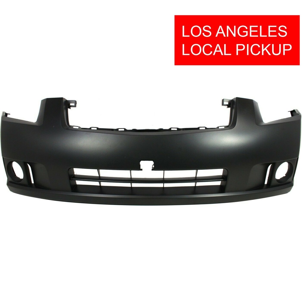 Front Bumper Cover for 2007 2008 2009 Nissan Sentra w/ Fog 07 08 09 Primed