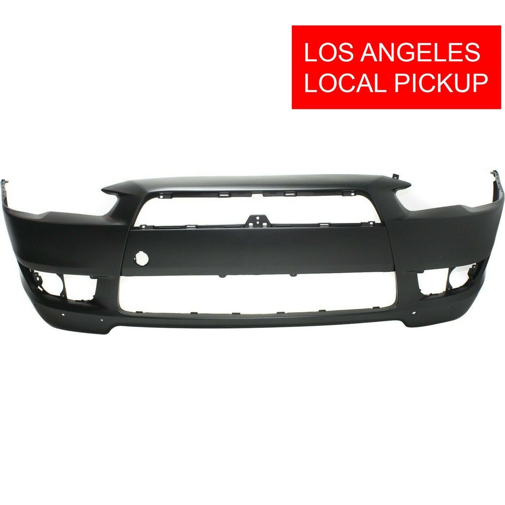 Front Bumper Bumper Cover For 2008-2015 Mitsubishi Lancer with w/ Air Dam Holes