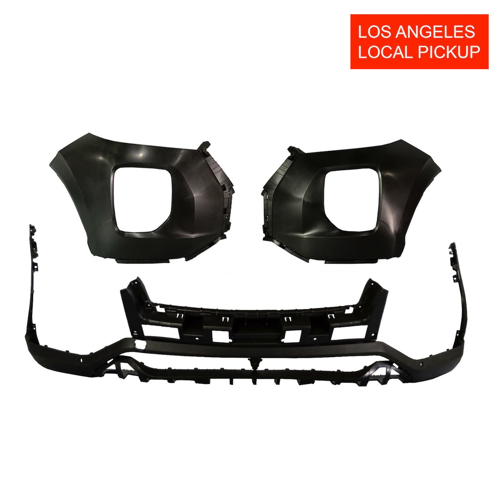 Front Bumper Cover Kit For 2020-2022 Hyundai Palisade W/Park Hls HY1015115