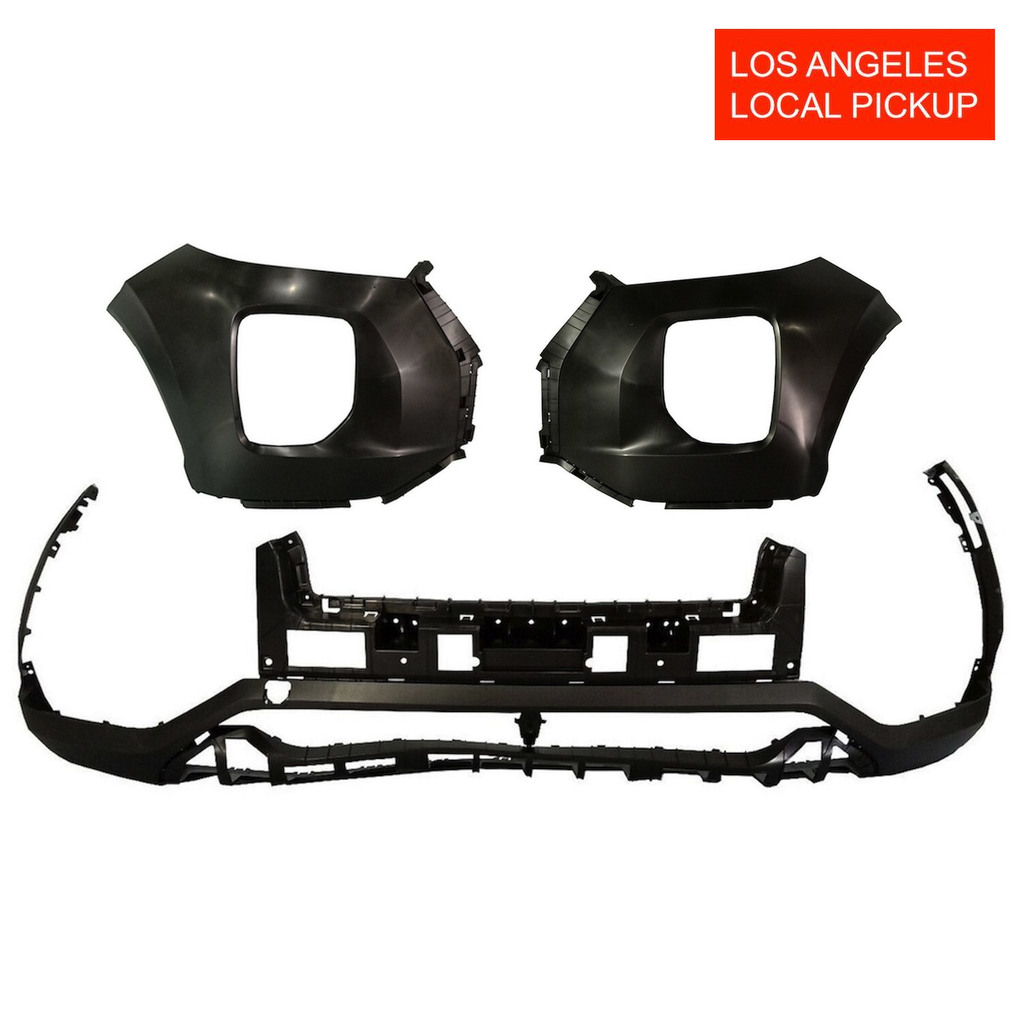 Front Bumper Cover Kit For 2020-2022 Hyundai Palisade W/O Park Hls HY1015114