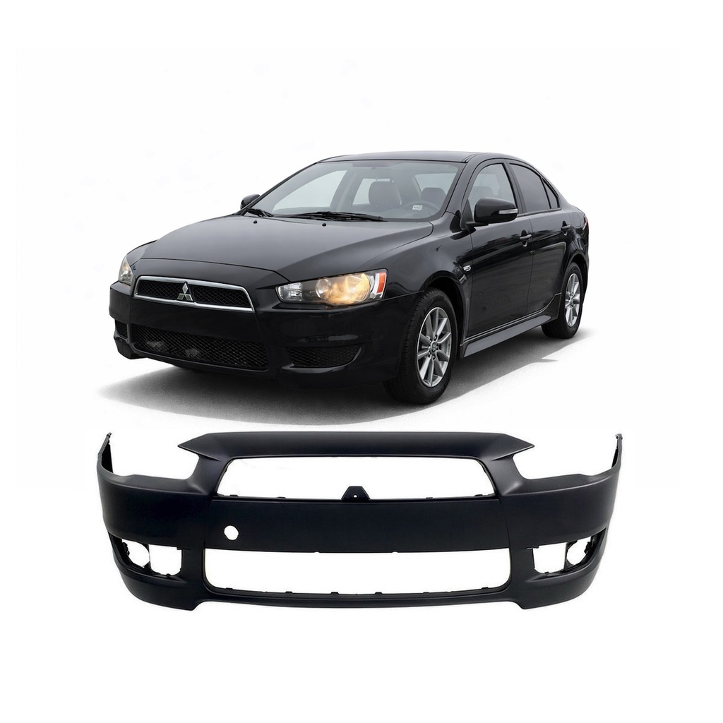 Front Bumper Cover for Mitsubishi Lancer 2008-2015 Primed 6400D172, MI1000324
