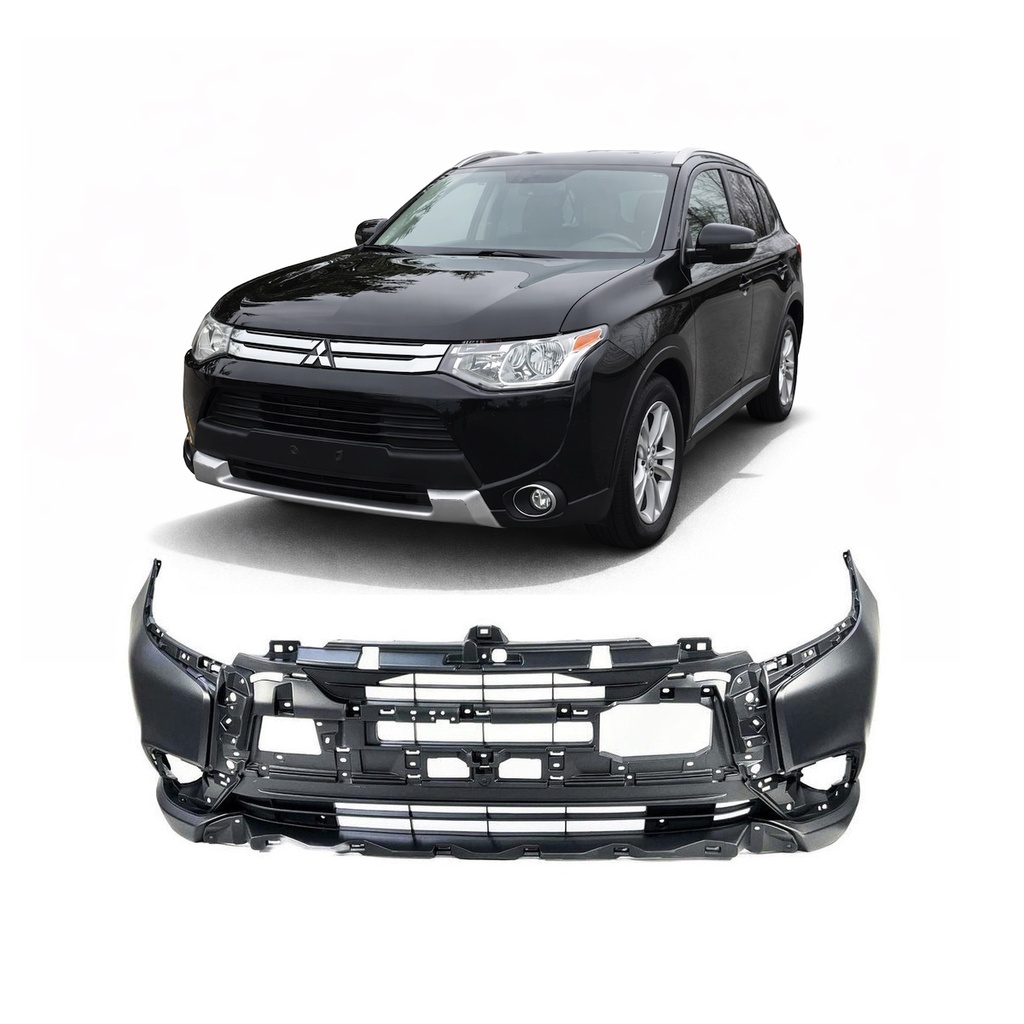 Front Bumper Cover for Mitsubishi Outlander 2016-2018 Primed 6400H881 MI1000341
