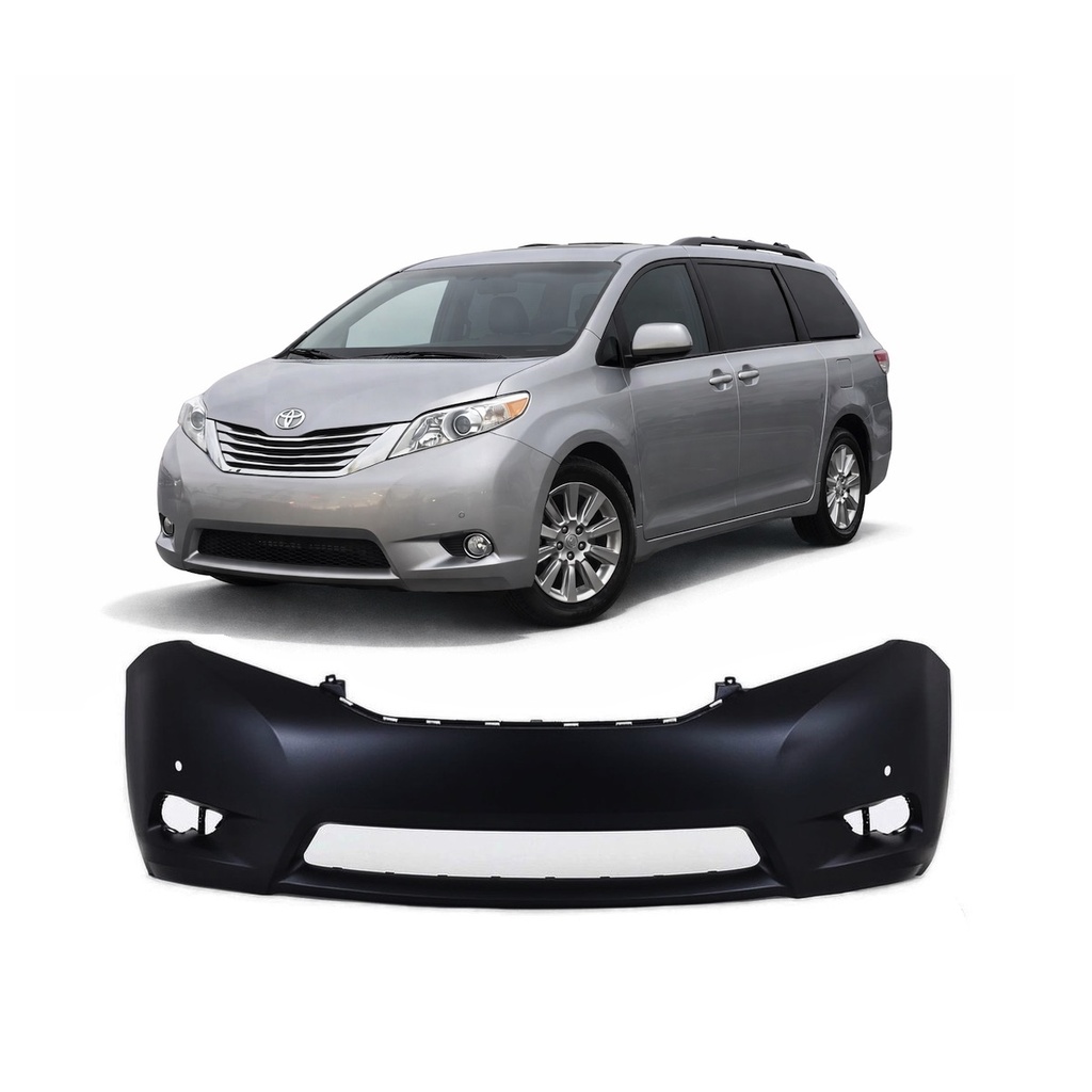 Front Bumper Cover for Toyota Sienna 2011-2017 Primed XLE 52119-08902 TO1000368