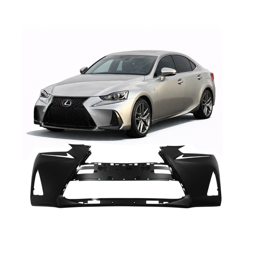 Front Bumper Cover for Lexus IS300 IS350 2017-2019 W/Park Holes 52119-5E922