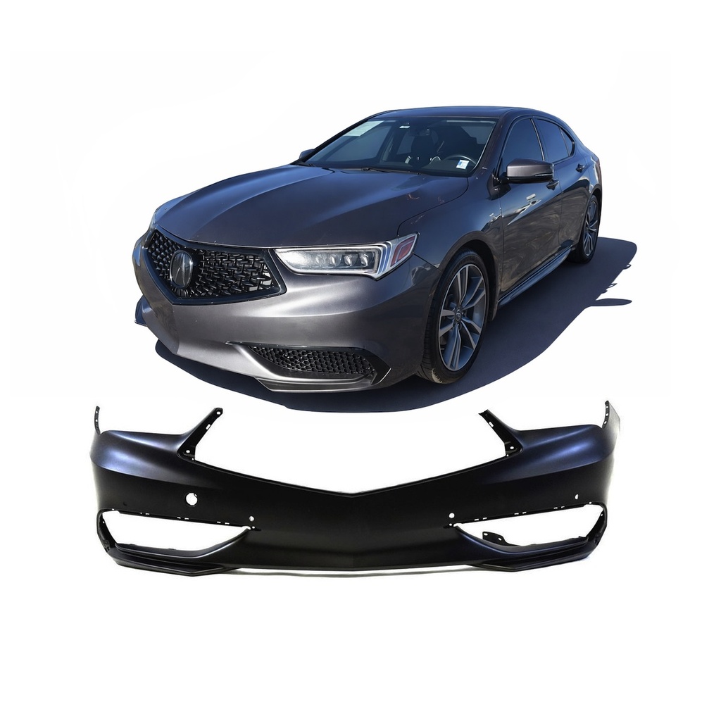 Front Bumper Cover for Acura TLX 2018-2020 Primed 04711-TZ3-A61ZZ, AC1000196