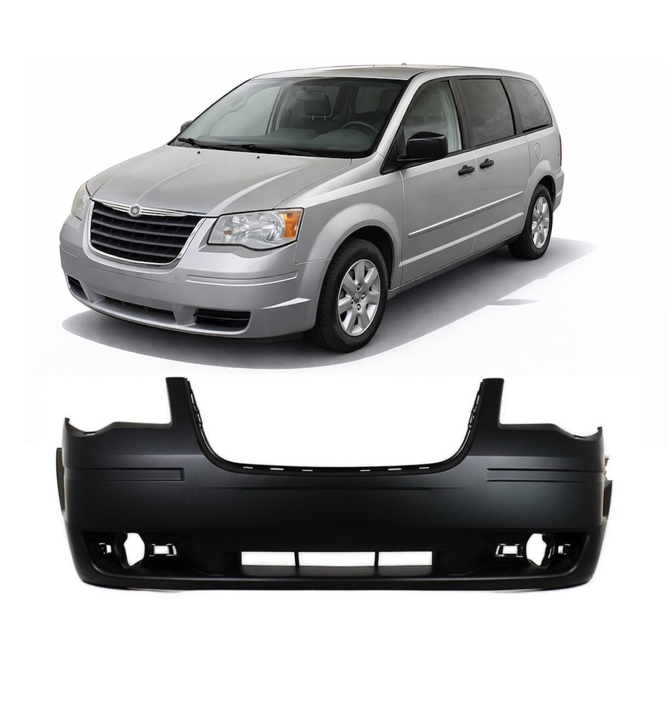 Front Bumper Cover for Chrysler Town & Country 2008-2010 1KG11TZZAA, CH1000928