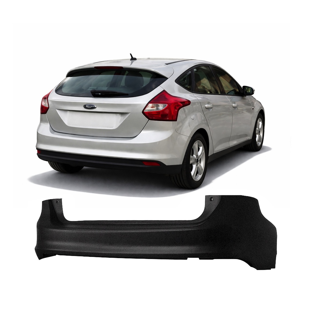Rear Bumper Cover For Ford Focus 2012-2014 Hatchback Only FO1100676