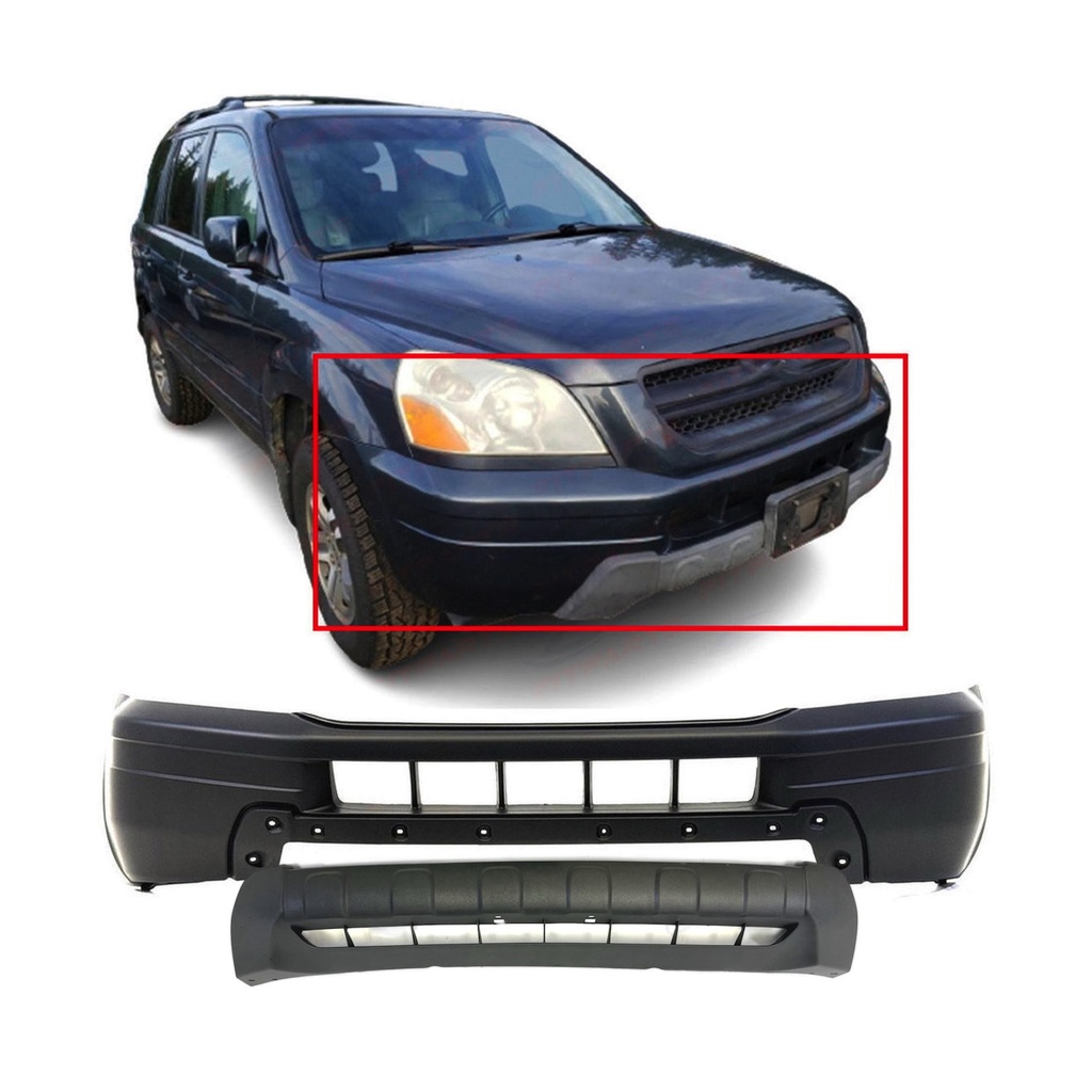 Front Bumper Cover for 2003 2004 2005 Honda Pilot EX LX 03 04 05 Primed