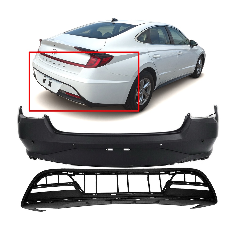 Rear Bumper Cover Kit For Hyundai Elantra 2020-2023 86610AB010