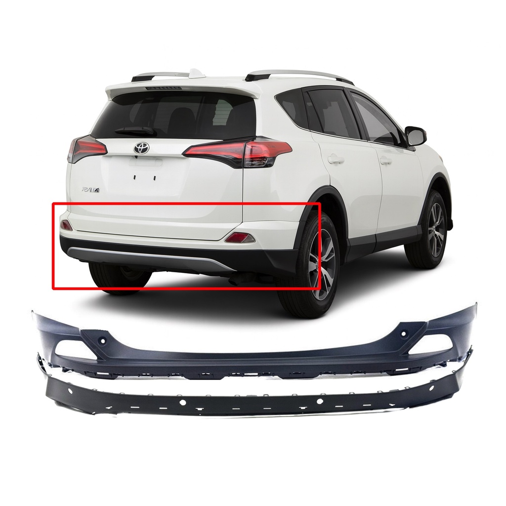 Rear Bumper Cover Kit For Toyota RAV4 2016-2018 521590R914