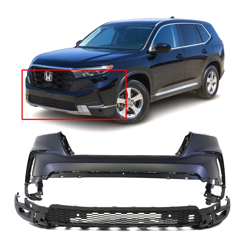 Front Bumper Cover Kit for Honda Pilot 2023-2024 Primed 04711T90A00ZZ
HO1014108
