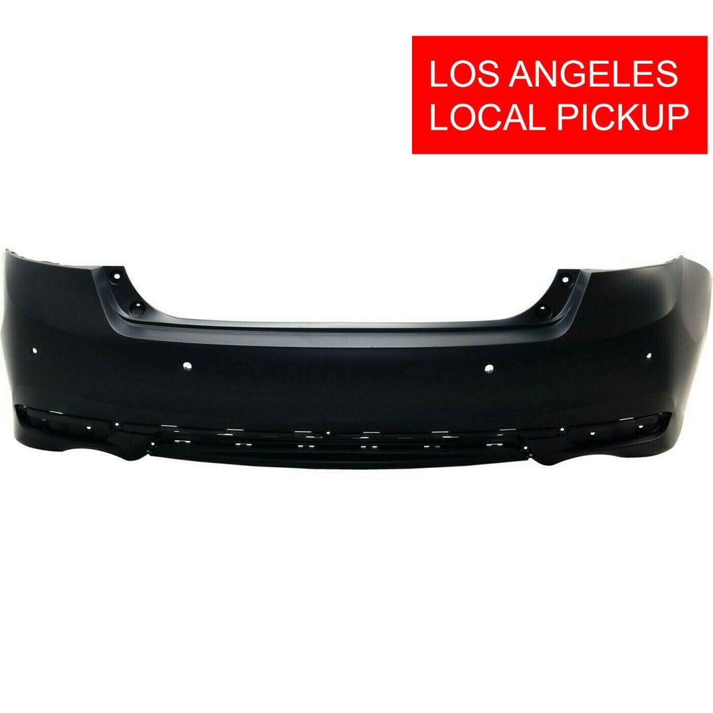 Rear Bumper Cover for 2016-2017 Honda Accord Touring Sedan w/Parking aid holes