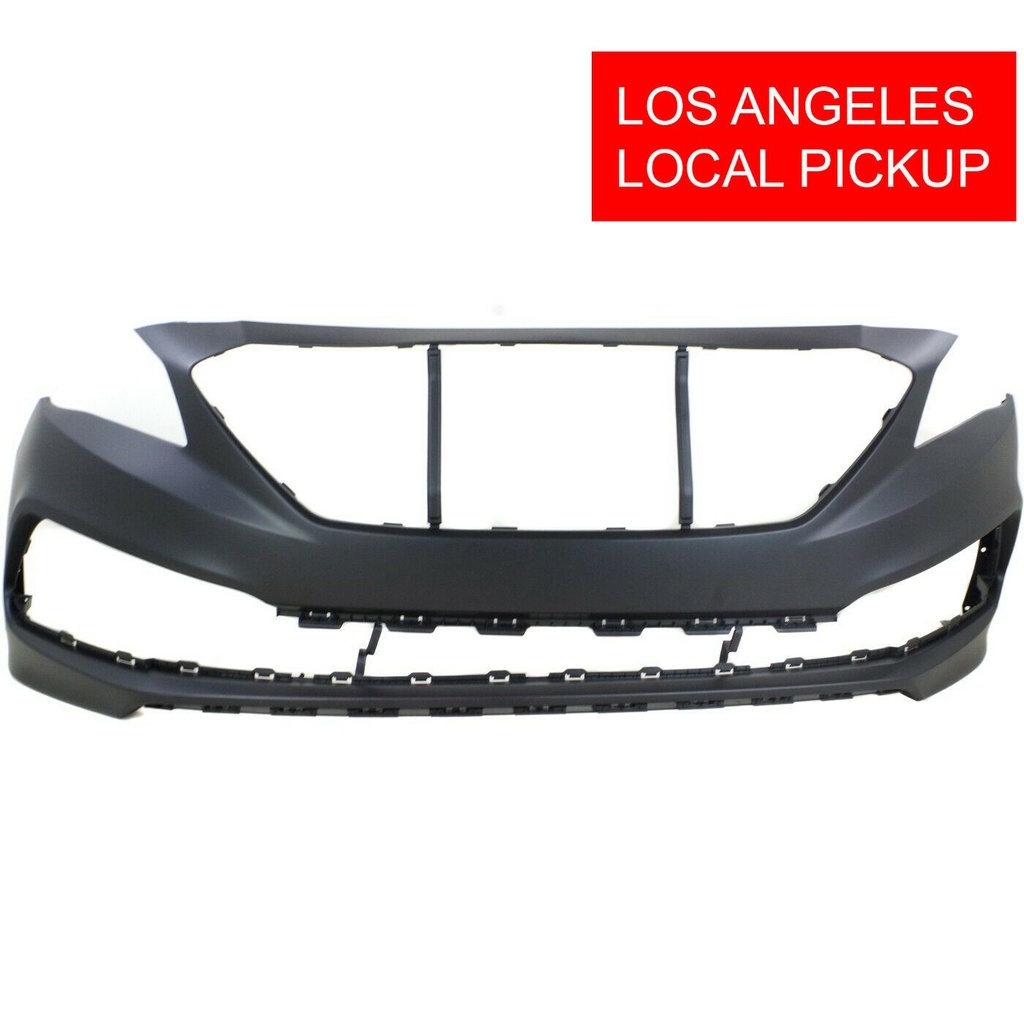 Front Bumper Cover for 2015-2017 Hyundai Sonata Eco GL GLS LE SE Sport Ultimate