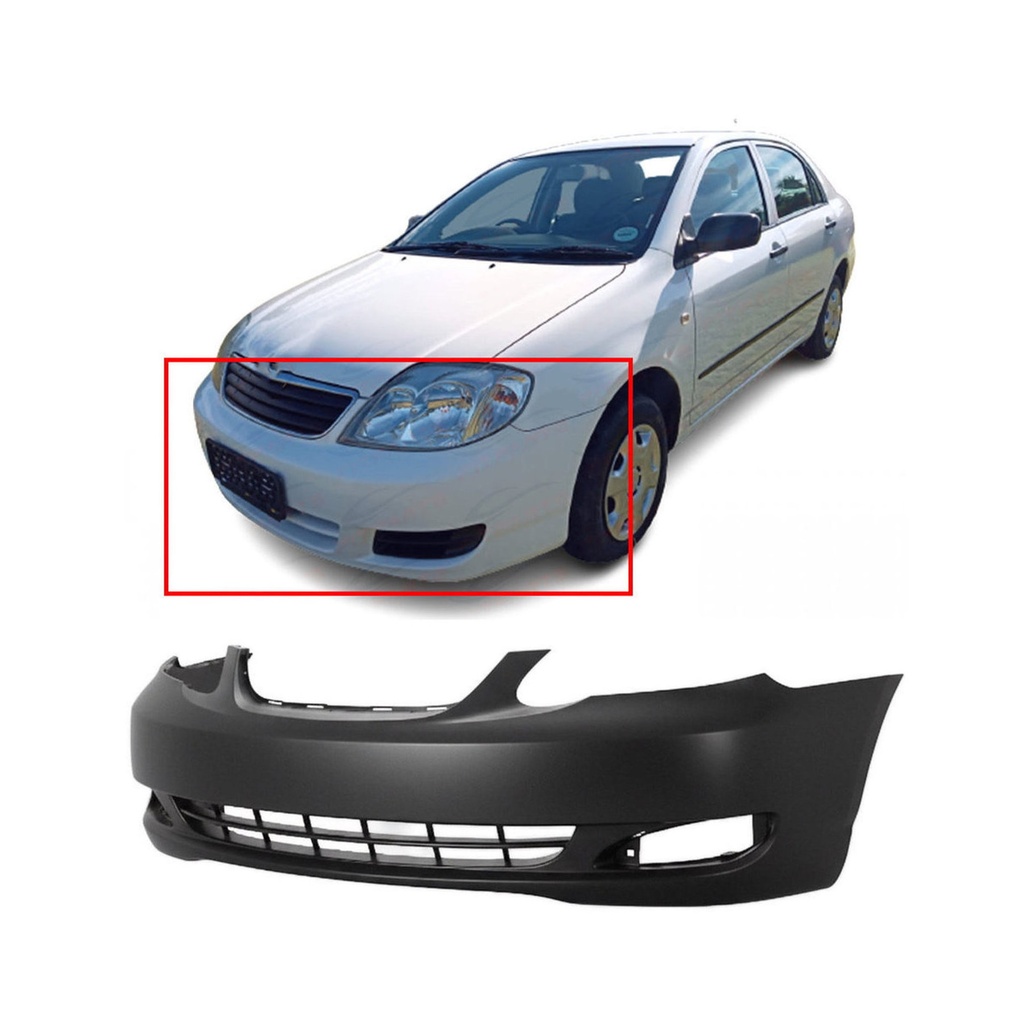 Front Bumper Cover For 2005-2008 Toyota Corolla TO1000297 521190Z938
